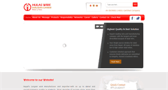 Desktop Screenshot of hulaswireindustries.com